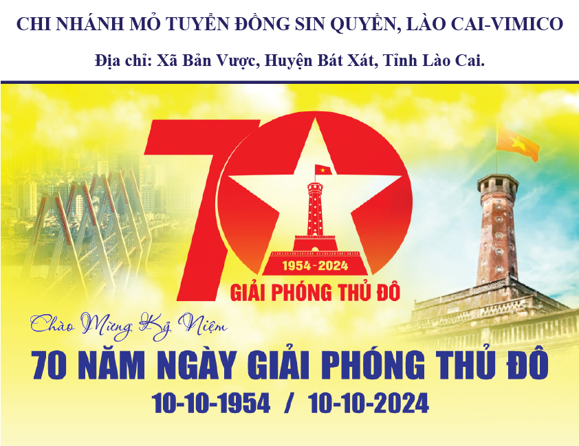 Chi nhánh Mỏ Tuyển Đồng Sin Quyền, Lào Cai – Vimico